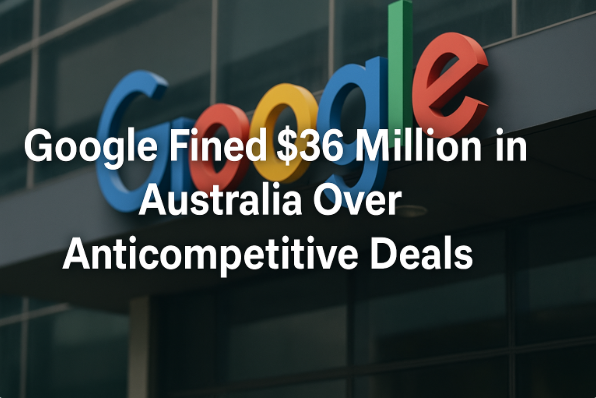 Google Fined $36 Million in Australia Over Anticompetitive Deals